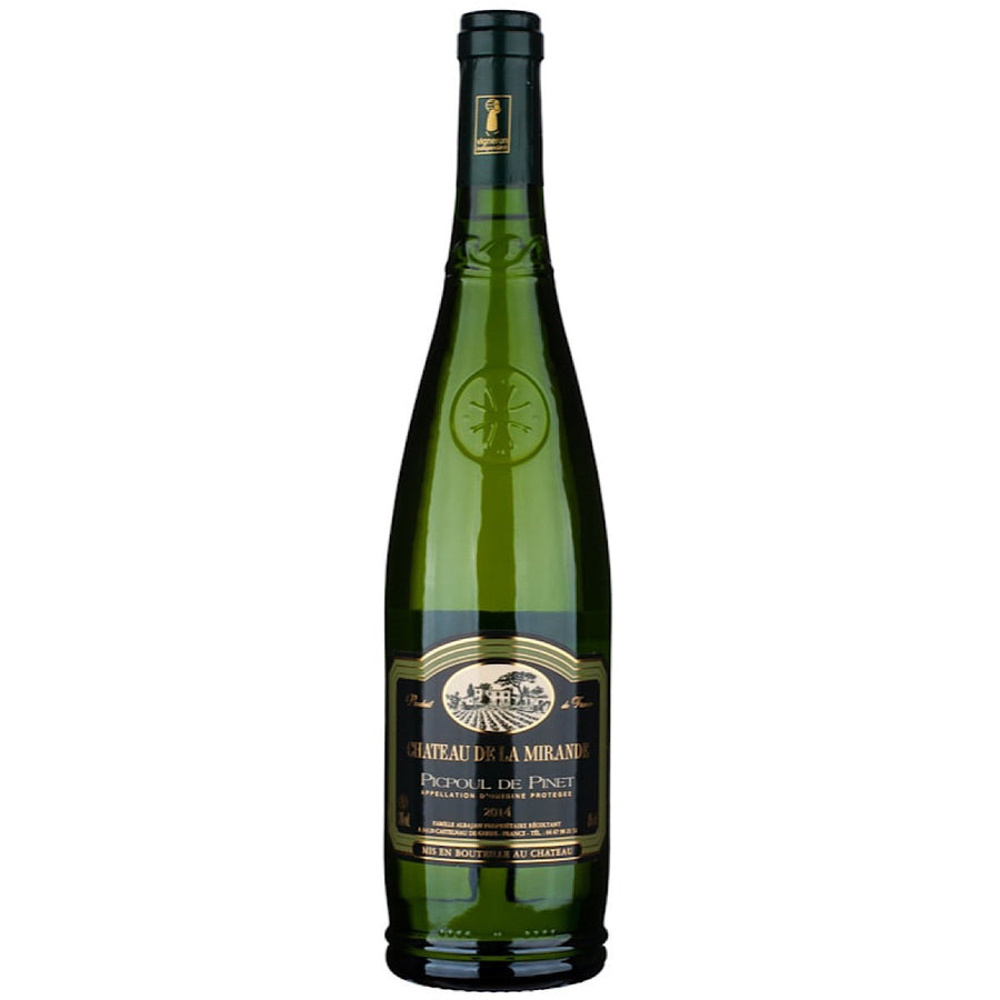 CHATEAU DE LA MIRANDE, PICPOUL DE PINET, 6 Bottle Case 75cl