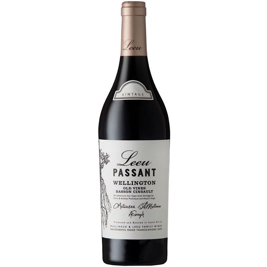 Leeu Passant, Old Vines `Basson` Wellington Cinsault 6 Bottle Case 75cl