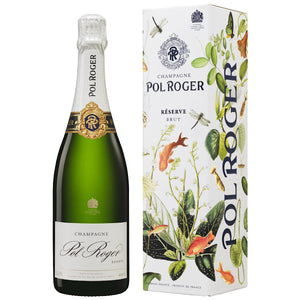 Pol Roger Brut Reserve NV Champagne GIft Box 6 Pack  75cl