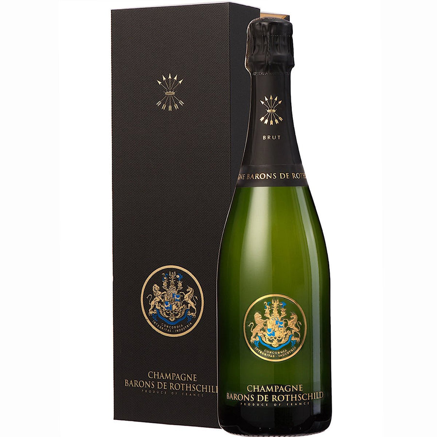 Champagne Barons de Rothschild NV Champagne Gift Box 75cl 6 Bottle Case 75cl