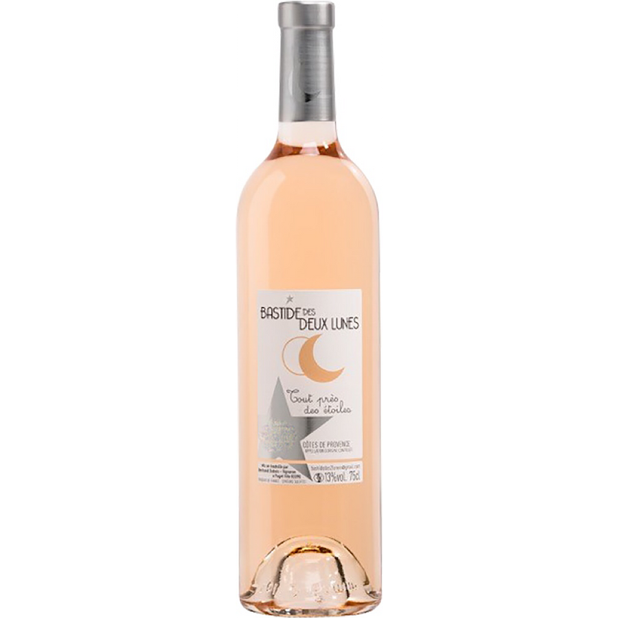 La Bastide des Deux Lunes Rosé Côtes de Provence ‘Tout Près des Étoiles’ 6 Bottle Case 75cl
