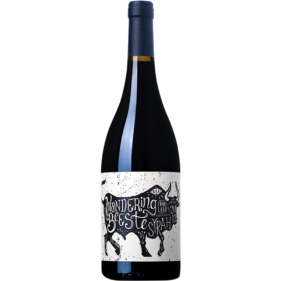 Wandering Beeste Syrah, Swartland  6 Bottle Case 75cl