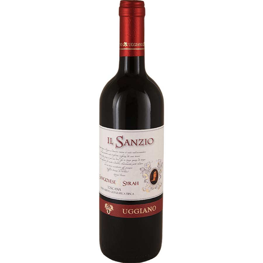 Uggiano Sangiovese Syrah ‘Il Sanzio’ 6 Bottle Case 75cl