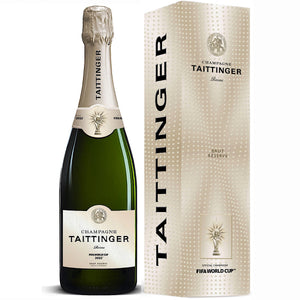 Taittinger Brut Reserve NV Champagne Gift Box Fifa World Cup Label 6 Bottles 75cl
